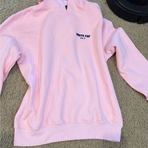 White Fox Boutique Pale Pink Crewneck Hoodie